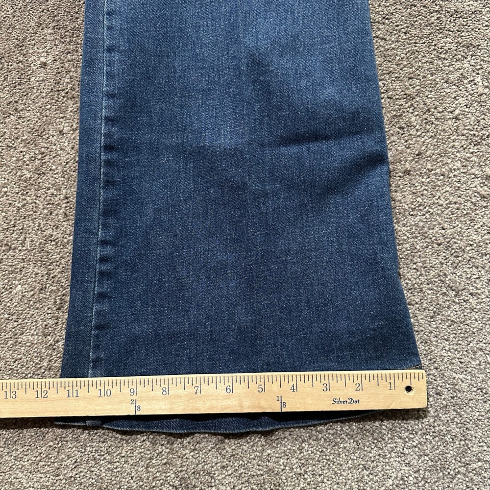 Spanx Pull On Flare Jeans Women 1X Tall Tummy Control Stretch Hi Rise Shaping - Picture 7 of 10